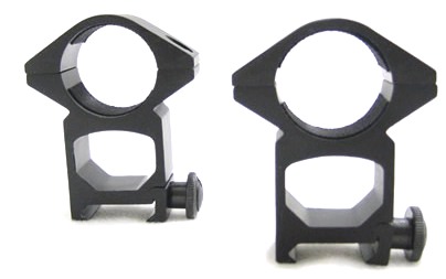 Крепления (кольца) для оптики высокие NcSTAR RB13 1" HIGH WEAVER RING WITH WEAVER.